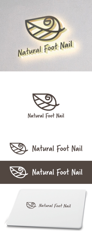 cozzy (cozzy)さんのネイルサロン　「Natural Foot Nail」のロゴへの提案