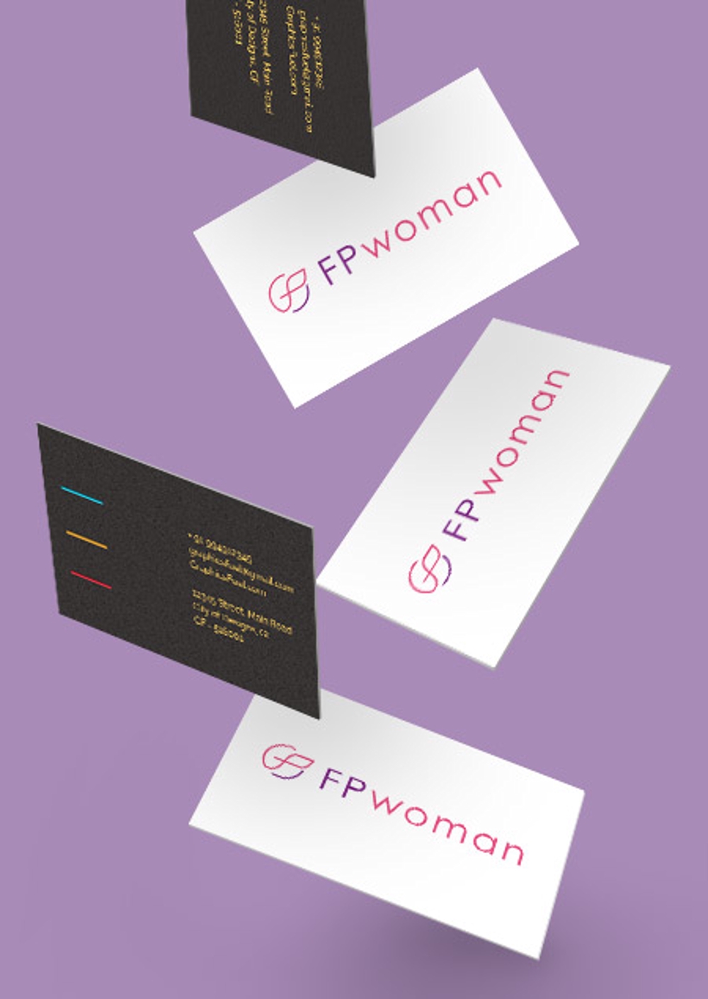 女性のためのファイナンシャルプランニング会社のロゴ製作