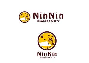 marukei (marukei)さんのハワイ発のカレーライス店の「NinNin Hawaiian Curry」のロゴの作成への提案