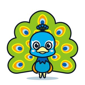 yellow_frog (yellow_frog)さんのクジャクのキャラクターデザインを募集します！への提案