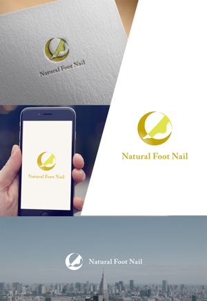 web_rog ()さんのネイルサロン　「Natural Foot Nail」のロゴへの提案