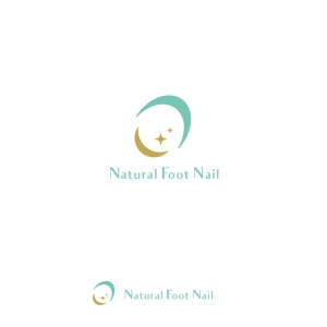 marutsuki (marutsuki)さんのネイルサロン　「Natural Foot Nail」のロゴへの提案
