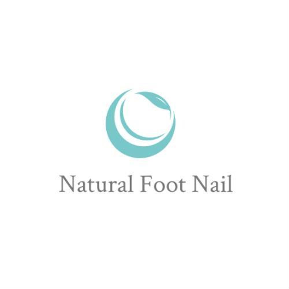 ネイルサロン　「Natural Foot Nail」のロゴ