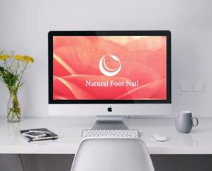 Okumachi (Okumachi)さんのネイルサロン　「Natural Foot Nail」のロゴへの提案