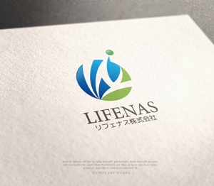 NJONESKYDWS (NJONES)さんのLIFENAS (リフェナス)株式会社のロゴへの提案