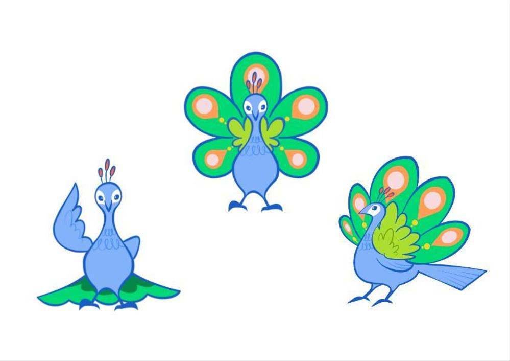 クジャクのキャラクターデザインを募集します！