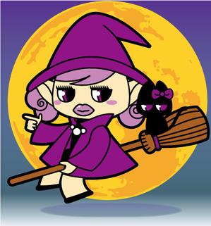 NonnoDesignLabo 片岡希 (NozomiKataoka)さんのショップのイメージキャラになるイラスト  マダムなかわ怖いまつ毛のバチバチな魔女への提案
