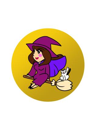 一般社団法人七色社 (nanairosya)さんのショップのイメージキャラになるイラスト  マダムなかわ怖いまつ毛のバチバチな魔女への提案