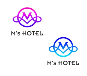 ぽんぽん (haruka0115322)さんの新規レジャーホテル「 M's HOTEL 」のロゴ作成依頼への提案