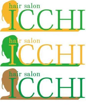 HALBOX (hal-box)さんの「hair salon ICCHI」のロゴ作成への提案