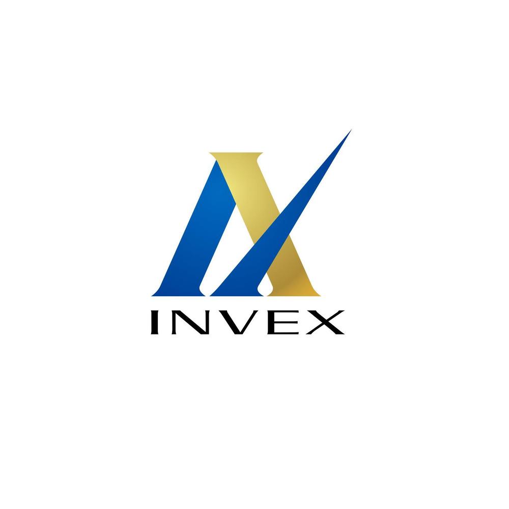 【ロゴ制作】INVEX 海外法人、投資コンサルティング会社にふさわしいロゴ作成