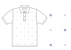 Maekawa (mm2763)さんのゴルフウェア【彩楽/AYARA】のポロシャツ柄デザインへの提案