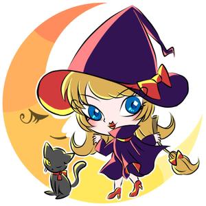 ごもく (sugardoll)さんのショップのイメージキャラになるイラスト  マダムなかわ怖いまつ毛のバチバチな魔女への提案