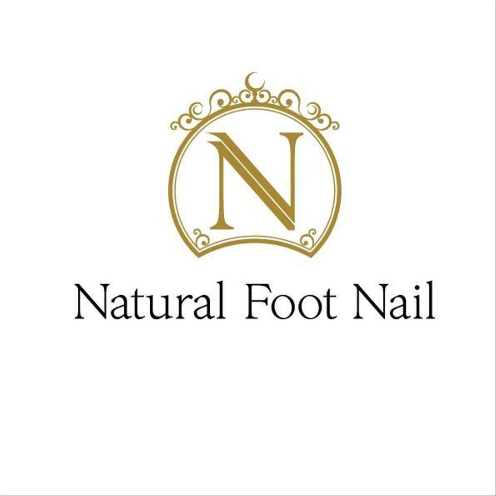 ネイルサロン　「Natural Foot Nail」のロゴ