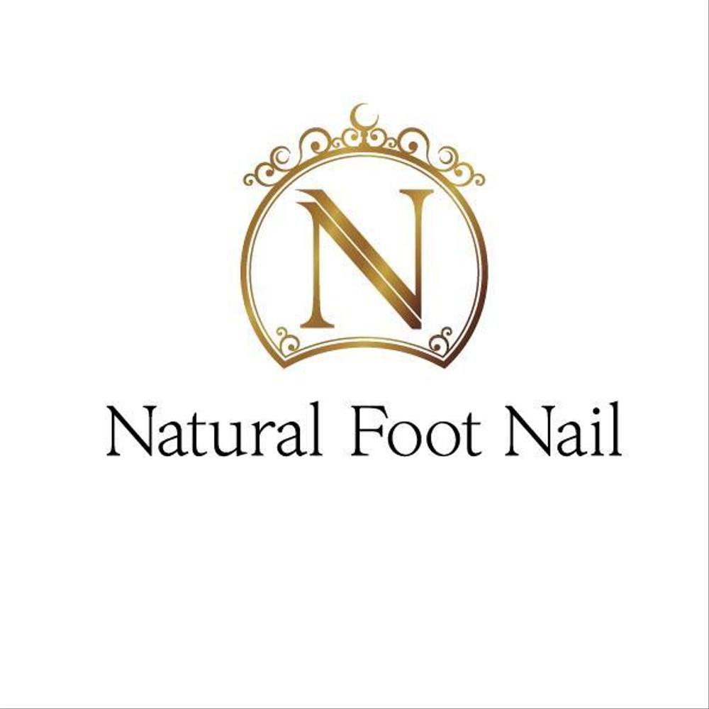 ネイルサロン　「Natural Foot Nail」のロゴ