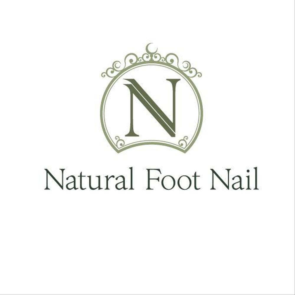 ネイルサロン　「Natural Foot Nail」のロゴ