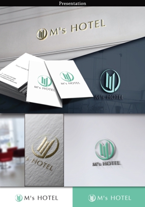 hayate_design ()さんの新規レジャーホテル「 M's HOTEL 」のロゴ作成依頼への提案