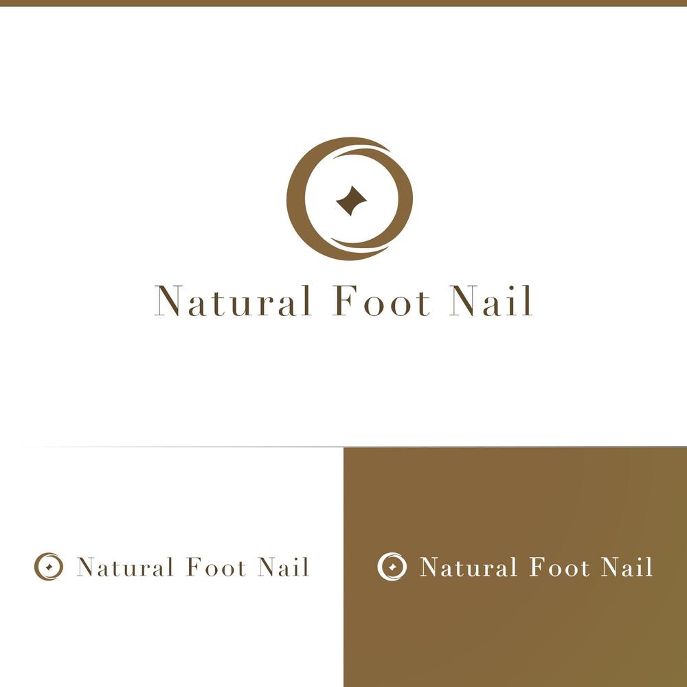 ネイルサロン　「Natural Foot Nail」のロゴ