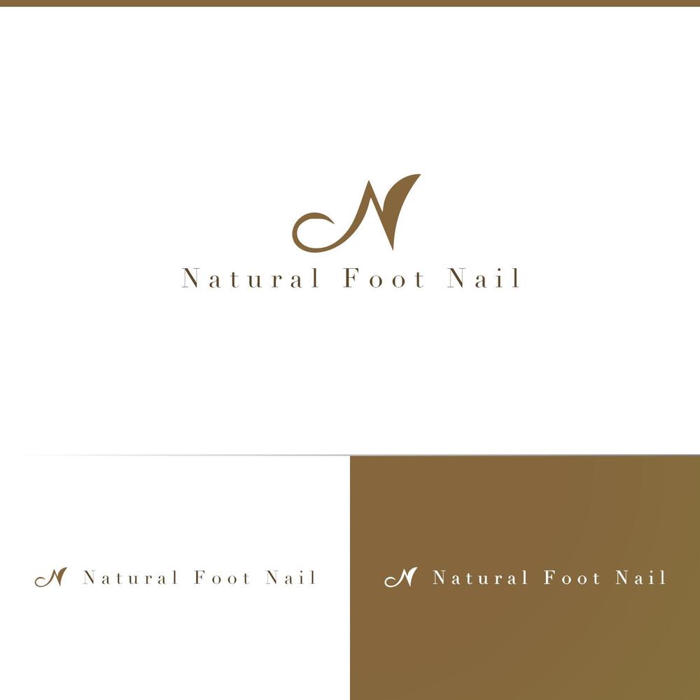 ネイルサロン　「Natural Foot Nail」のロゴ