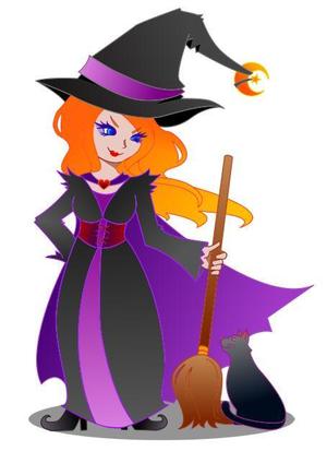 あだち (nek0)さんのショップのイメージキャラになるイラスト  マダムなかわ怖いまつ毛のバチバチな魔女への提案