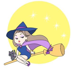 はる (haru_22)さんのショップのイメージキャラになるイラスト  マダムなかわ怖いまつ毛のバチバチな魔女への提案