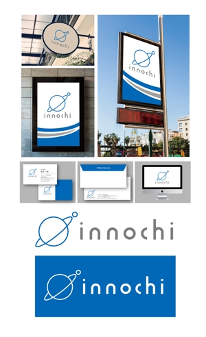 King_J (king_j)さんの〈発達するメガネ〉を展開する「innochi」の社名ロゴへの提案