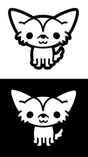 13inchi (13inchi)さんのちわわをモチーフにしたイラストへの提案