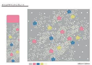 KIKO (caca-ie)さんの ＊30～40代女性向けの「花柄ステンレスボトル」のデザイン作成依頼＊への提案