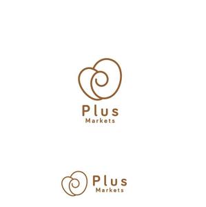 marutsuki (marutsuki)さんのパン屋事業 屋号「Plus Markets」のロゴ作成への提案