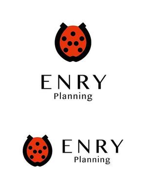 waami01 (waami01)さんの飲食企画、競走馬管理会社「ENRY Planning」社のロゴ作成依頼、てんとう虫のイメージで（商標登録予定無）への提案