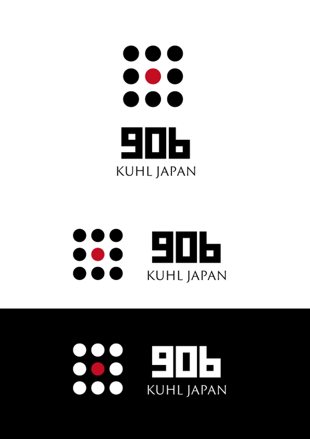 自動車カスタムパーツメーカー「KUHL」が新たに立ち上げるアパレルブランド「９０６」のロゴマーク制作