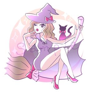 natsuki masaki ()さんのショップのイメージキャラになるイラスト  マダムなかわ怖いまつ毛のバチバチな魔女への提案