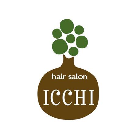 yamahiro (yamahiro)さんの「hair salon ICCHI」のロゴ作成への提案