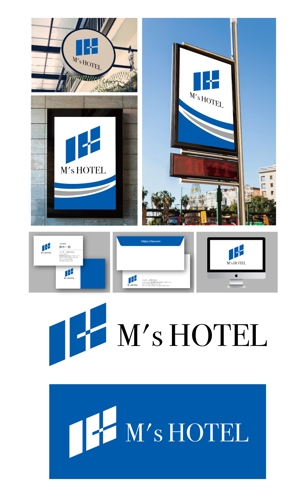 King_J (king_j)さんの新規レジャーホテル「 M's HOTEL 」のロゴ作成依頼への提案