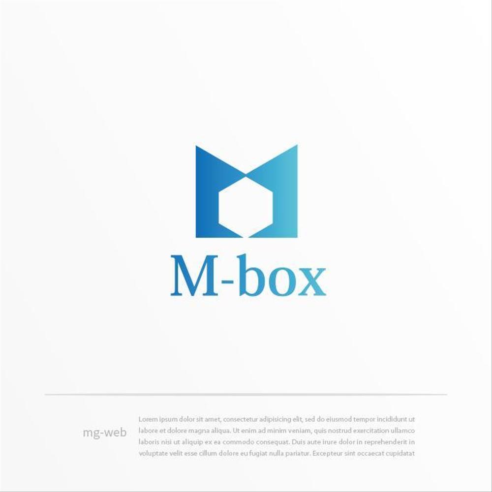 「M-Box」のロゴ作成