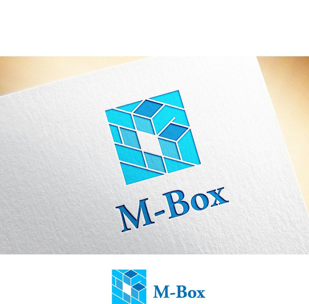 「M-Box」のロゴ作成