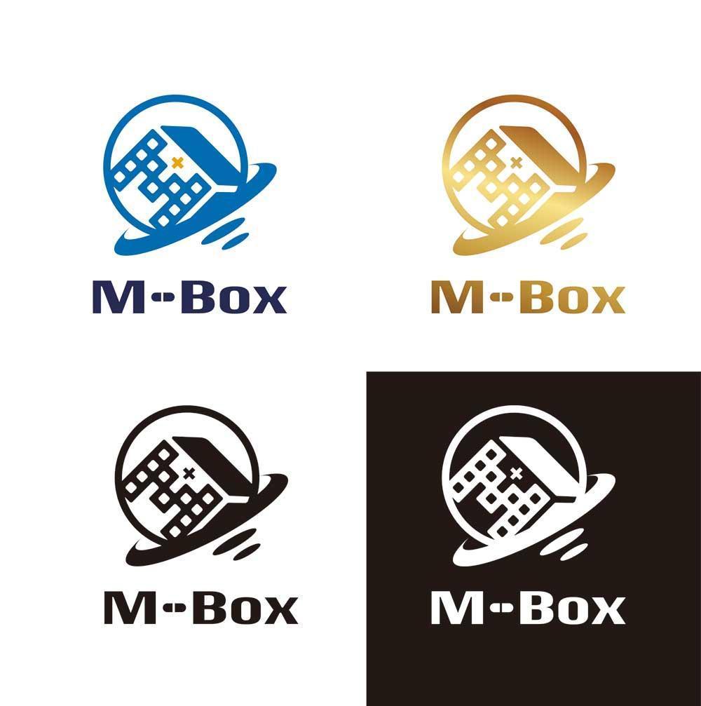 「M-Box」のロゴ作成