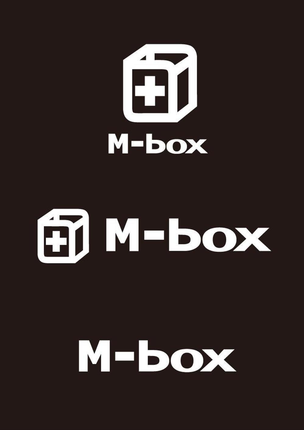 「M-Box」のロゴ作成