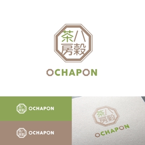 scrug design (scrug)さんの宮崎産緑茶を使用した八穀雑穀米ポン菓子のロゴデザインへの提案