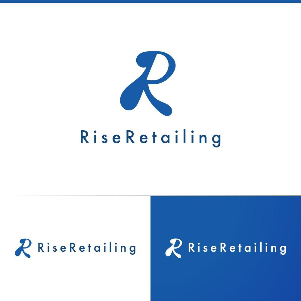 3部門を統括する「RiseRetailing 」のロゴ作成