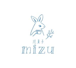 ms illustration ()さんの焼き菓子店のウサギのキャラクターを使ったロゴへの提案