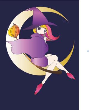 sawa (dondondomguri)さんのショップのイメージキャラになるイラスト  マダムなかわ怖いまつ毛のバチバチな魔女への提案
