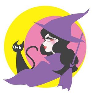 龍多アキ (aki_tatta)さんのショップのイメージキャラになるイラスト  マダムなかわ怖いまつ毛のバチバチな魔女への提案