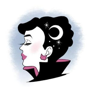 山口ツトム (yamaguti_tutomu)さんのショップのイメージキャラになるイラスト  マダムなかわ怖いまつ毛のバチバチな魔女への提案