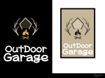 パーセントオフィス (Percent_office)さんのアウトドア用品ネットショップ「OutDoor Garage」ロゴ製作依頼への提案