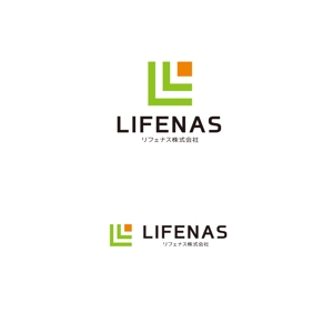  K-digitals (K-digitals)さんのLIFENAS (リフェナス)株式会社のロゴへの提案