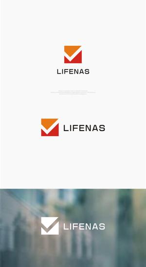 はなのゆめ (tokkebi)さんのLIFENAS (リフェナス)株式会社のロゴへの提案