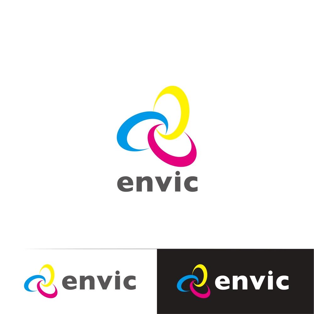 新事業発足に向けたイメージの一新　株式会社エンビックのロゴ