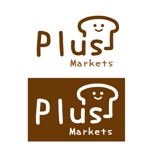 渡辺恵美 (matsumegu)さんのパン屋事業 屋号「Plus Markets」のロゴ作成への提案