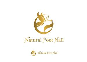 O-tani24 (sorachienakayoshi)さんのネイルサロン　「Natural Foot Nail」のロゴへの提案